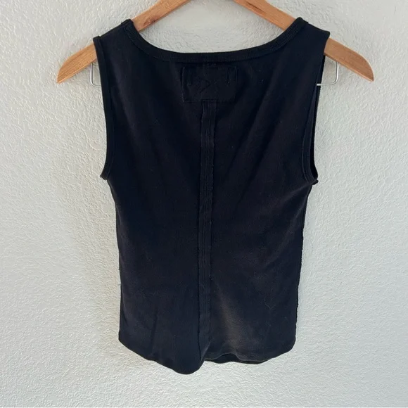Free People/We The Free Black Tank Top - Picture 2 of 2